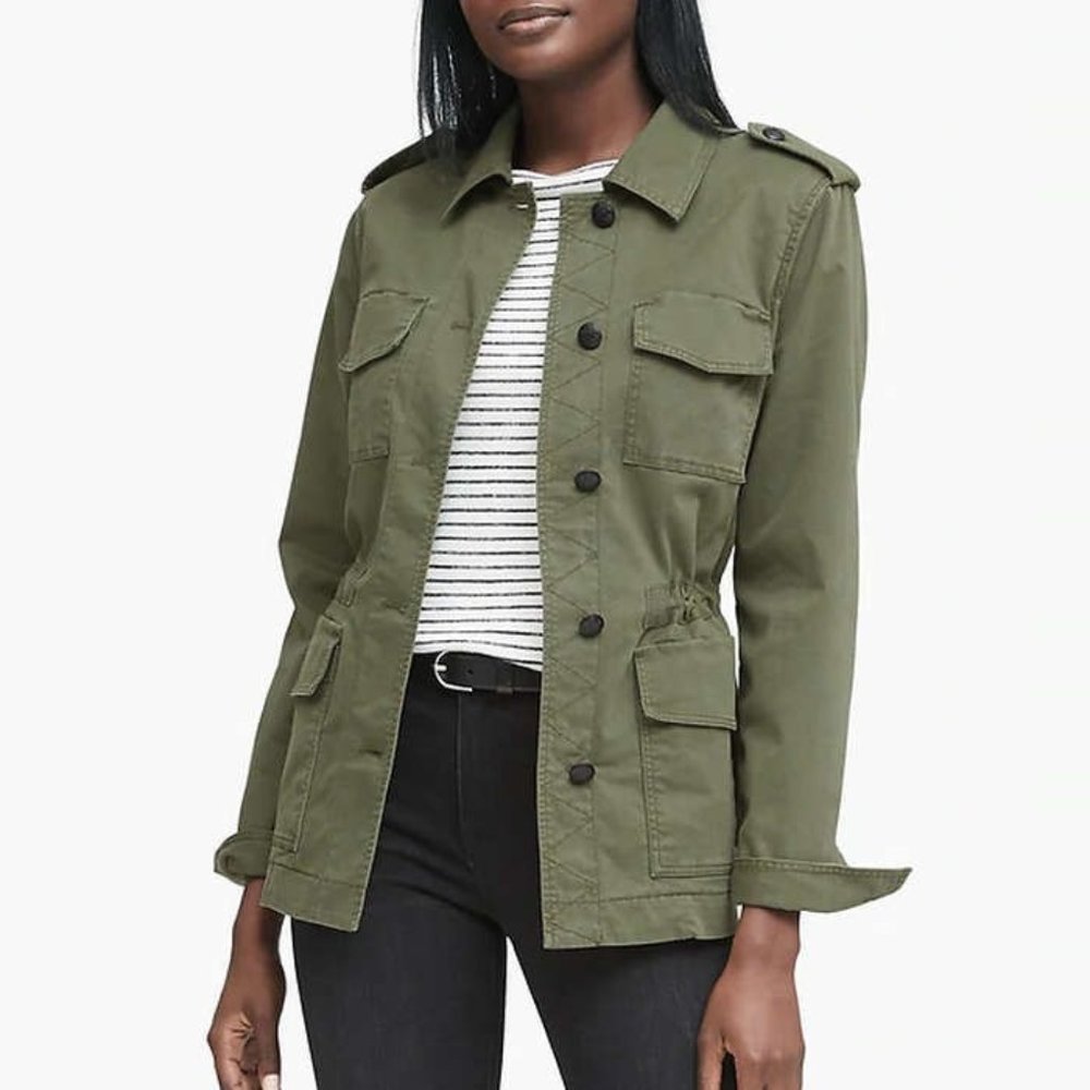 Banana Republic Twill Utility Jacket - Petite XS